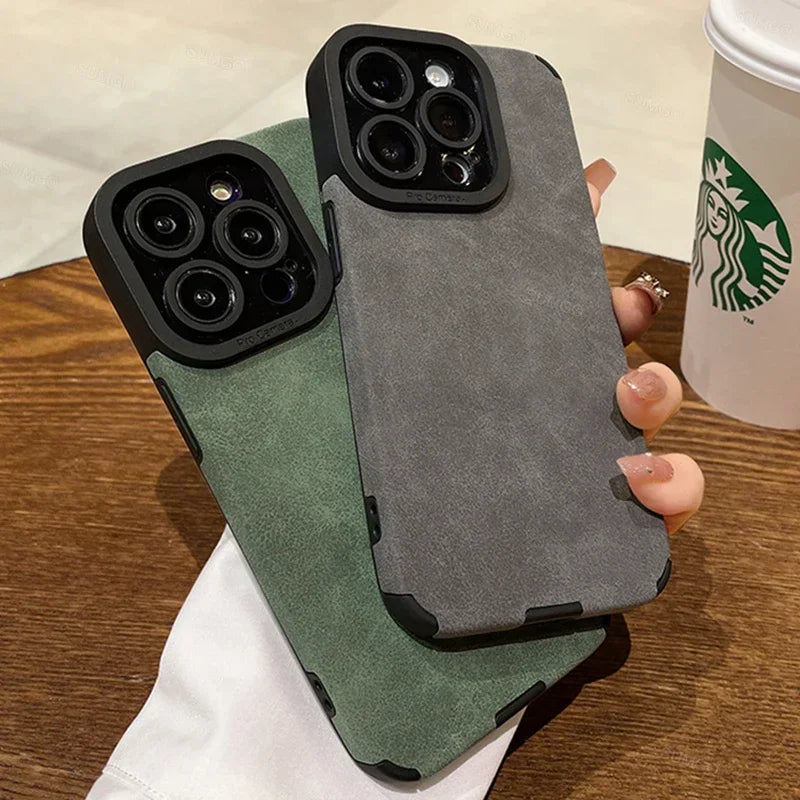 New Fashion Fur Leather Soft Phone Case