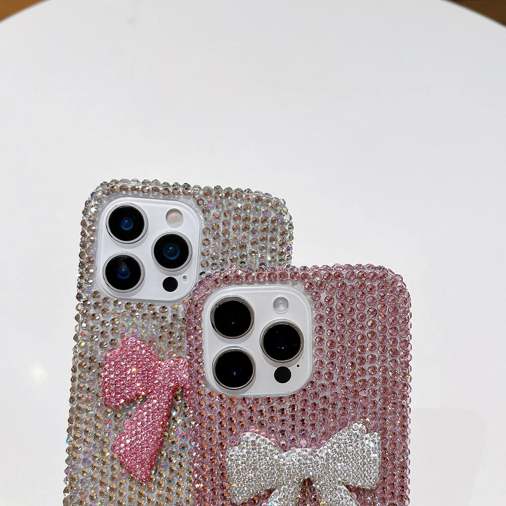 Bling Diamond Crystal Bowknot Glitter Phone Case