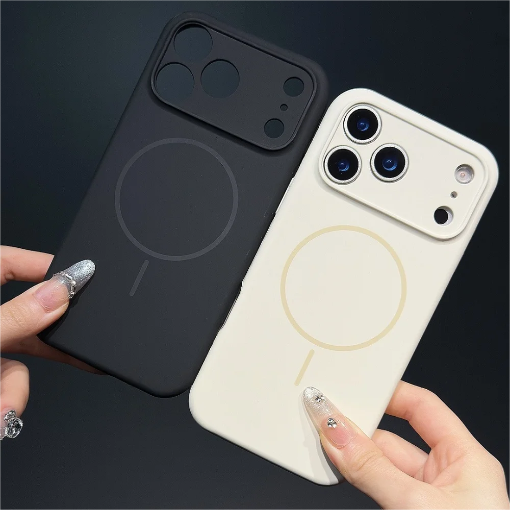 Original Liquid Silicone For Magsafe Soft Phone Case