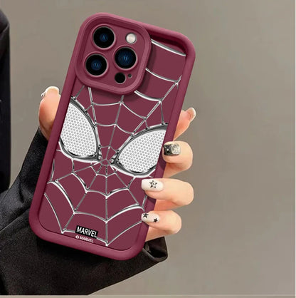 Phone Case Cool Spider-Man Eyes Silicone 3D Cute New Design