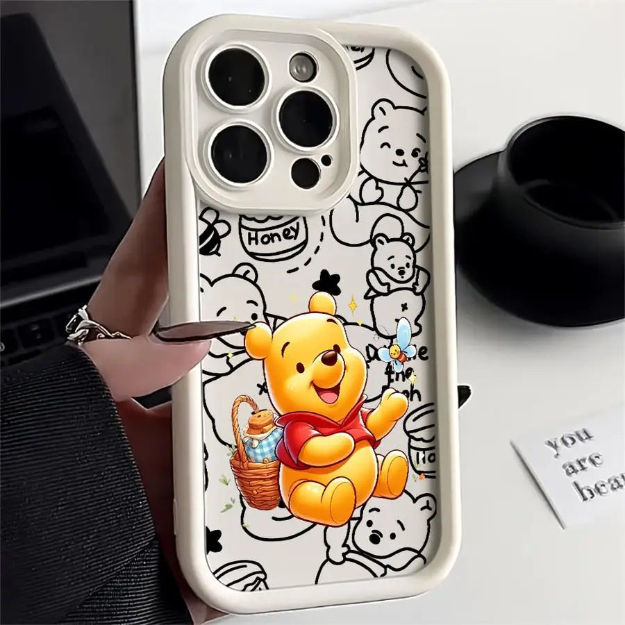 Disney Winnie The Pooh Silicone Phone Case for iPhone
