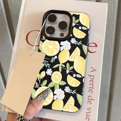 Yellow Lemon Slice Lichee Pattern Phone Case New