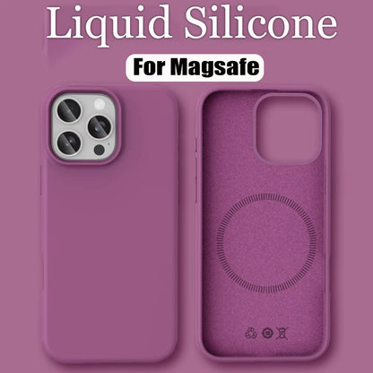 Luxury Liquid Silicone For Magsafe Phone Case New