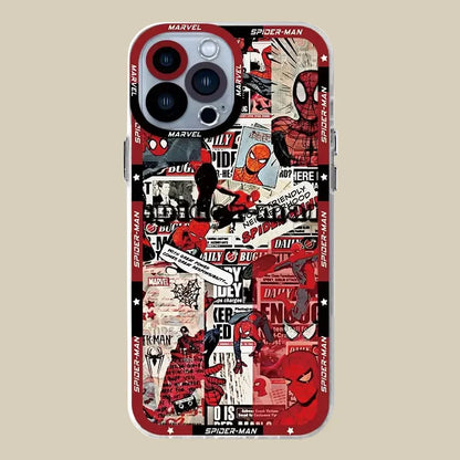 Marvel Spider-Man Clear Silicone iPhone Case