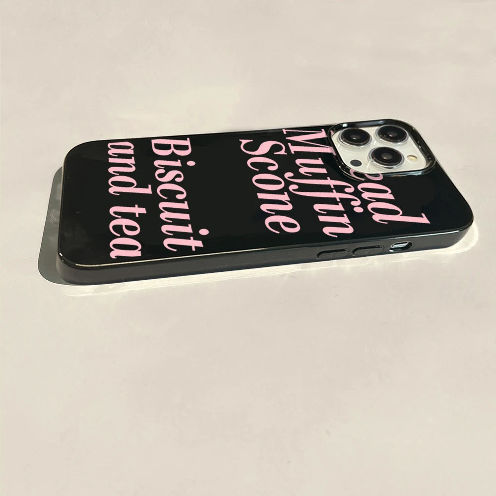 Ins Korean Sweet Cool Simple Personalized Word Phone Case