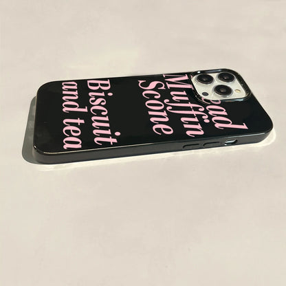 Ins Korean Sweet Cool Simple Personalized Word Phone Case