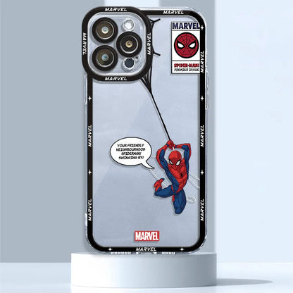 Marvel Venom Spiderman Clear iPhone Case