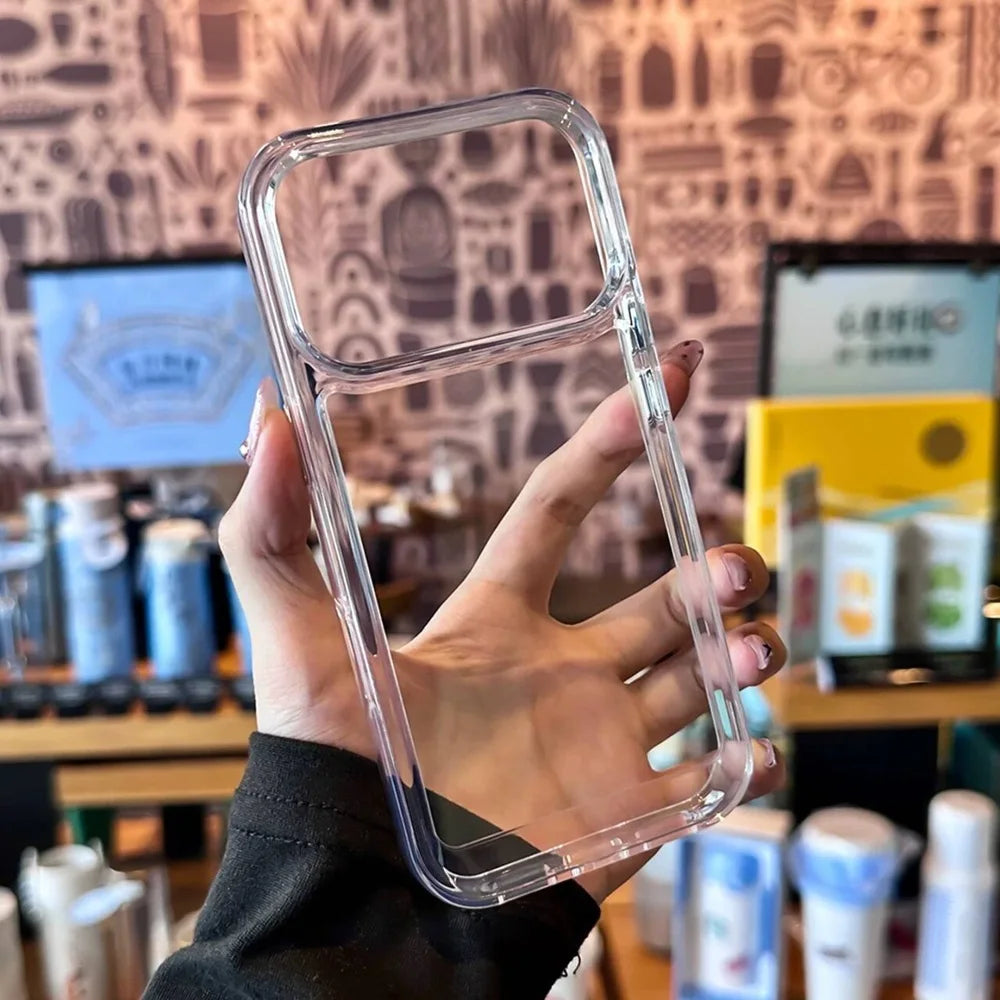 Luxury Clear Hard Acrylic Phone Case