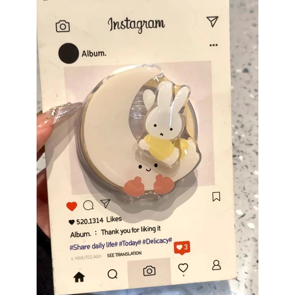 Cute Yellow Grid Wireless Charge Magsafe Cartoon Phone Case