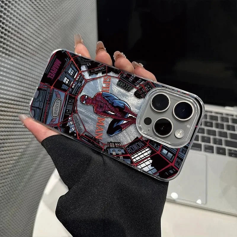 Spider-Man Feather Texture iPhone Case