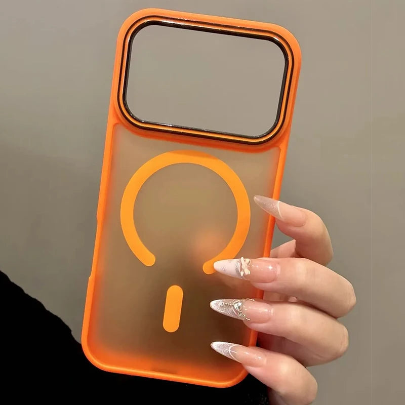 Luxury Matte Translucent For Magsafe Wireless Charge Phone Case