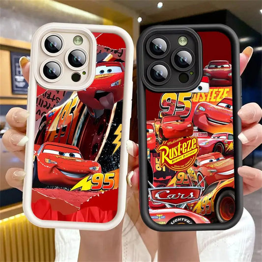 Lightning McQueen Cartoon Phone Case for iPhone
