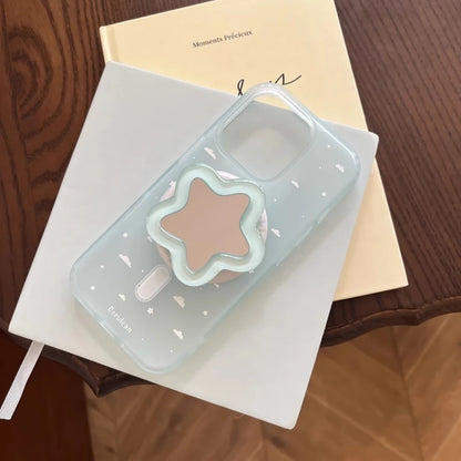 Cute Angel Wings Magnetic Stand Holder Tok Phone Cases