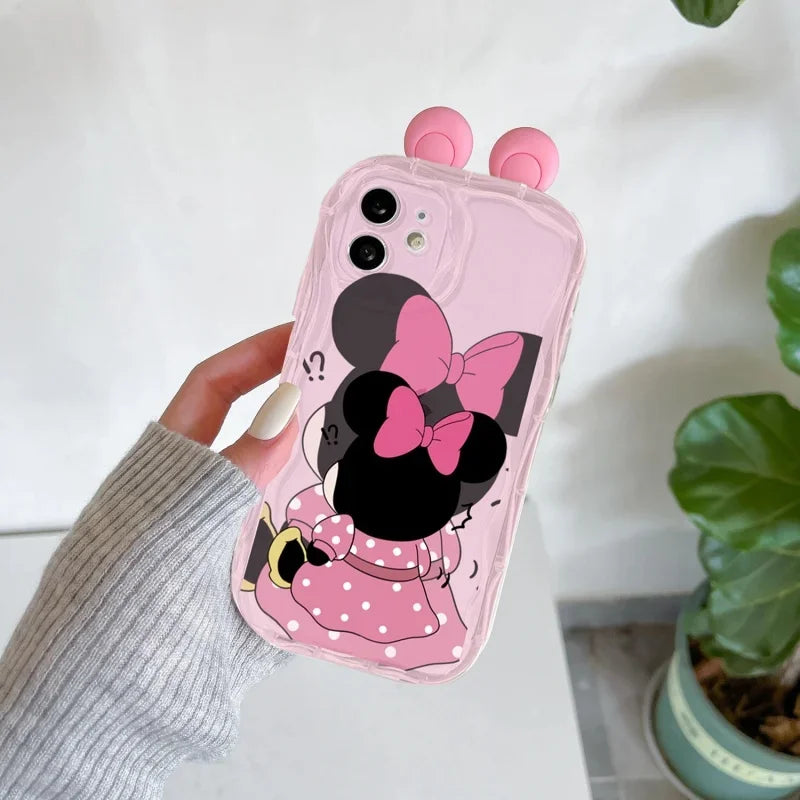 3D Ears Mickey Winnie Minnie Phone Case