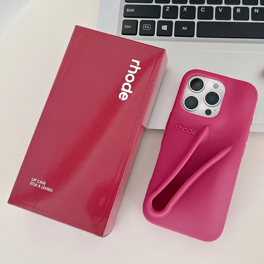 Rhode Lipstick Holder Case For iPhone With Box