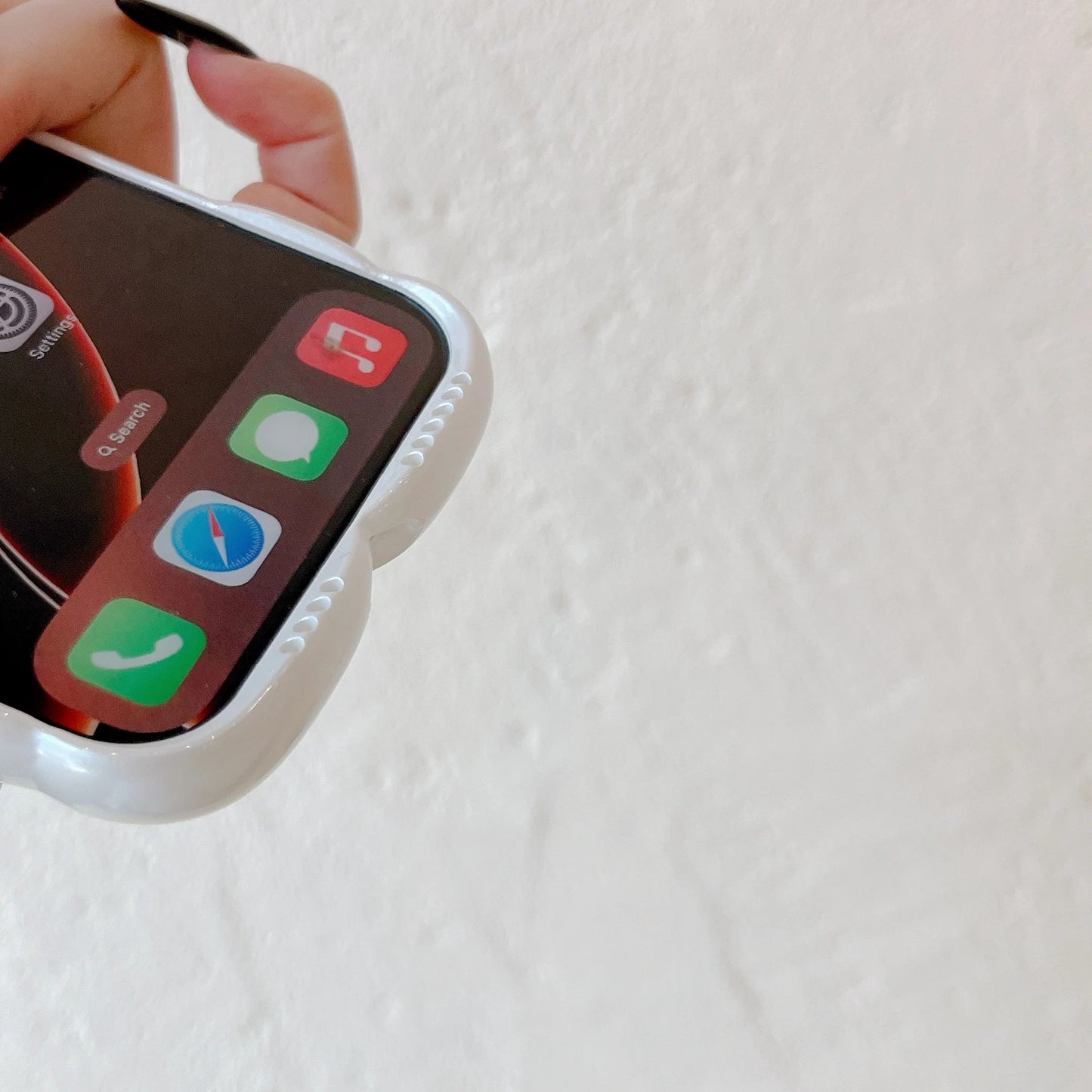 3D Luxury Diamond Lattice Air Cushion Color Plating Phone Case