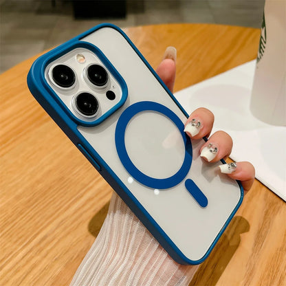 Luxury Shockproof Magsafe Wireless Charge Phone Case