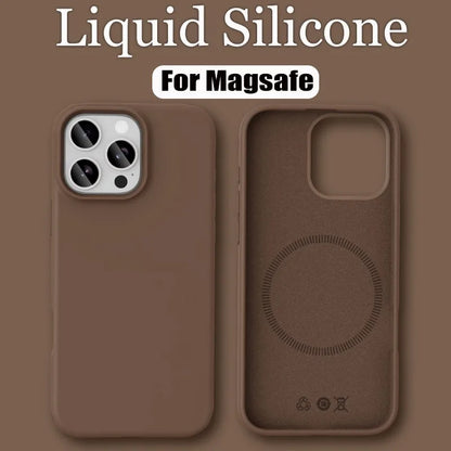 Luxury Liquid Silicone For Magsafe Phone Case New