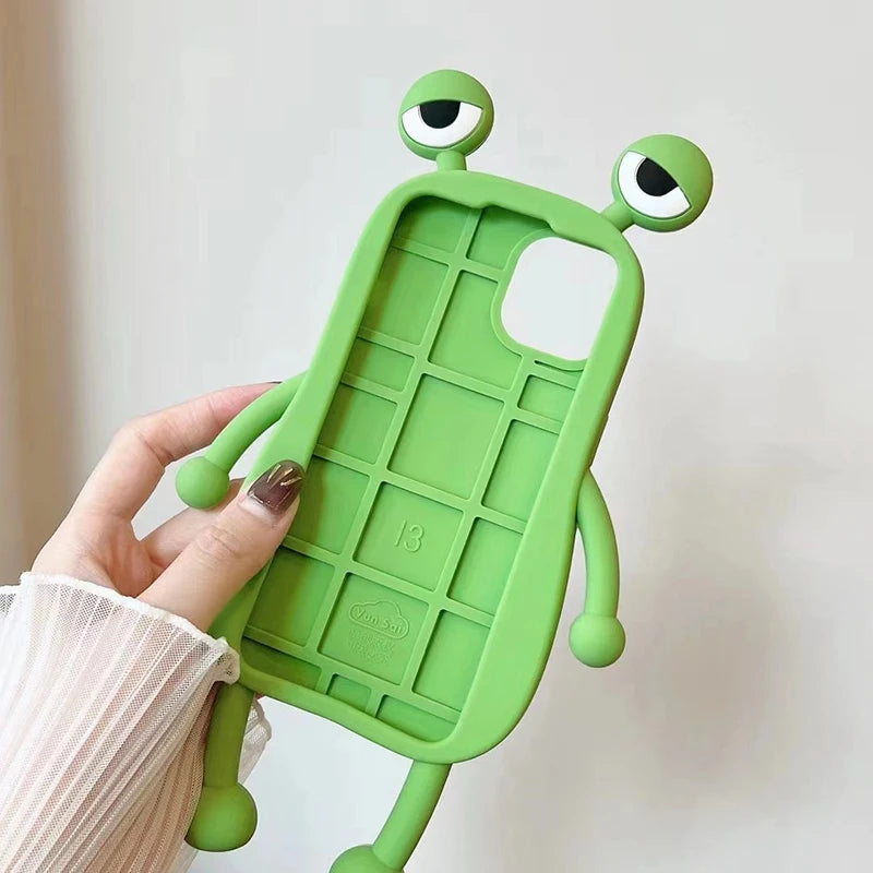Funny Sausage Mouth Frog Phone Case