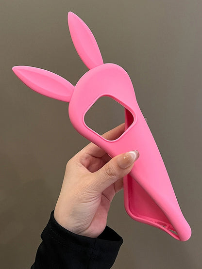 Cute 3D Bunny Rabbit Ear Silicone Phone Case