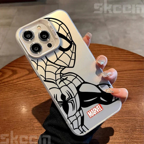 Marvel Logo Phone Case Spiderman Ironman