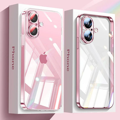 Clear Plating Phone Case for iPhone