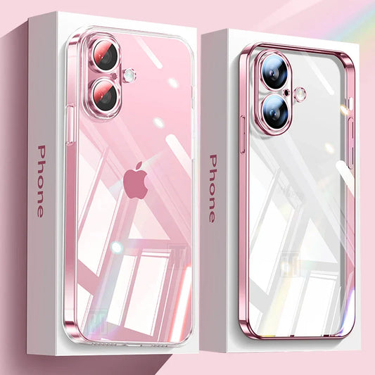 Clear Plating Phone Case for iPhone