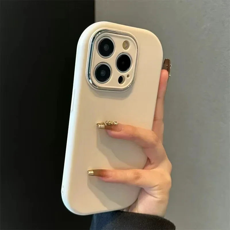 Luxury Cute Soft Silicone Candy Color Phone Case