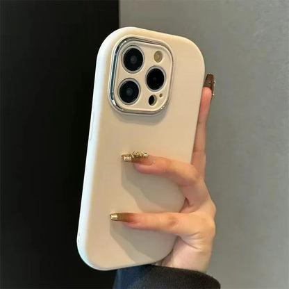 Luxury Cute Soft Silicone Candy Color Phone Case