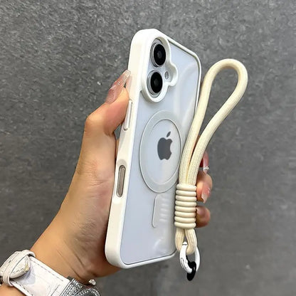 Clear Magnetic Phone Case with Lanyard