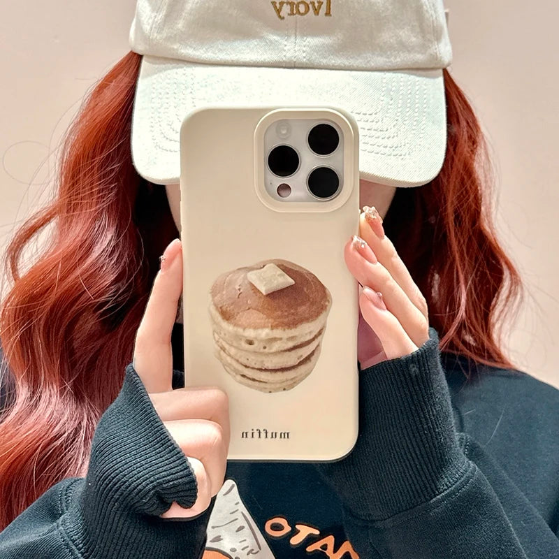 Ins Tomato Pomegranate Muffin Chair Apple Soft Silicone Phone Case