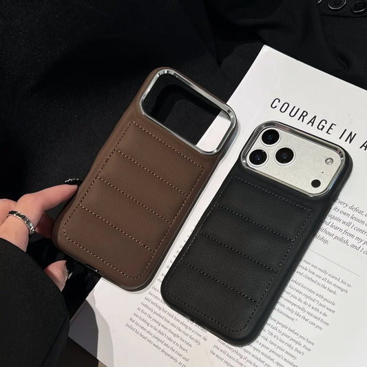 Fashion Down Jacket Silicone Relax Phone Case