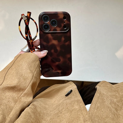 Retro Brown Amber Pattern Shockproof Protective Phone Case
