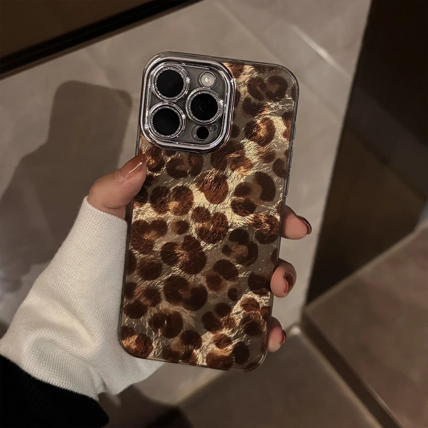 Luxury Leopard Print Phone Case