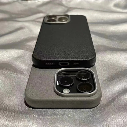 Luxury Matte Leather Phone Case