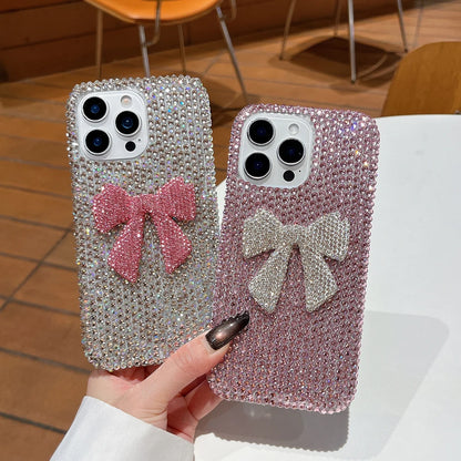 Bling Diamond Crystal Bowknot Glitter Phone Case