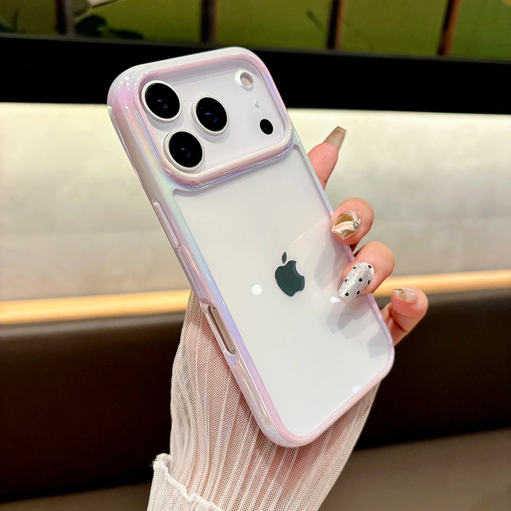 Luxury Laser Gradient Clear Phone Case