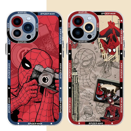 Marvel Spiderman Art iPhone Case