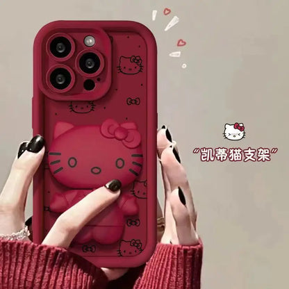 Hello Kitty Makeup Mirror Phone Case