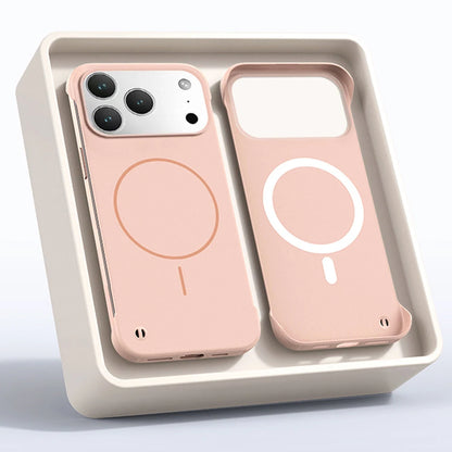 Ultra Thin Matte PC For Magsafe Frameless Magnetic Phone Case