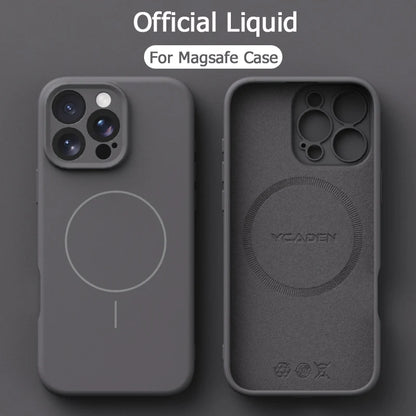 Original Liquid Soft Silicone For Magsafe Wireless Charge Magnetic Phone Case New