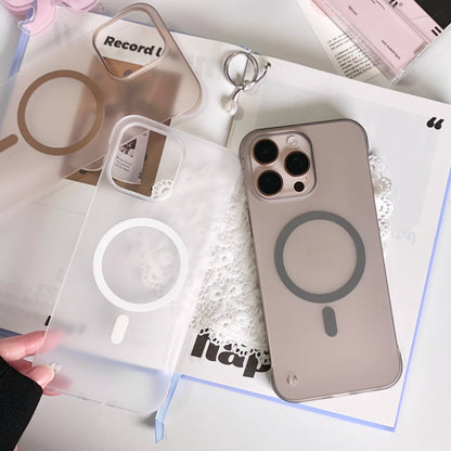 Slim Frosted Frameless Magnetic Magsafe Phone Case