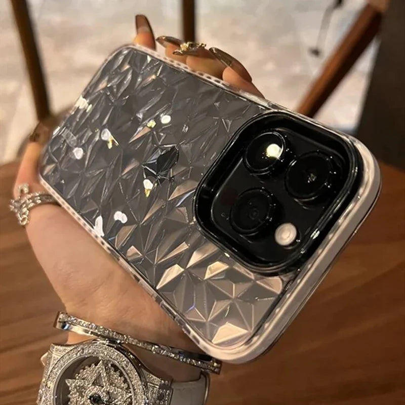 Diamond Glitter Transparent Case for iPhone