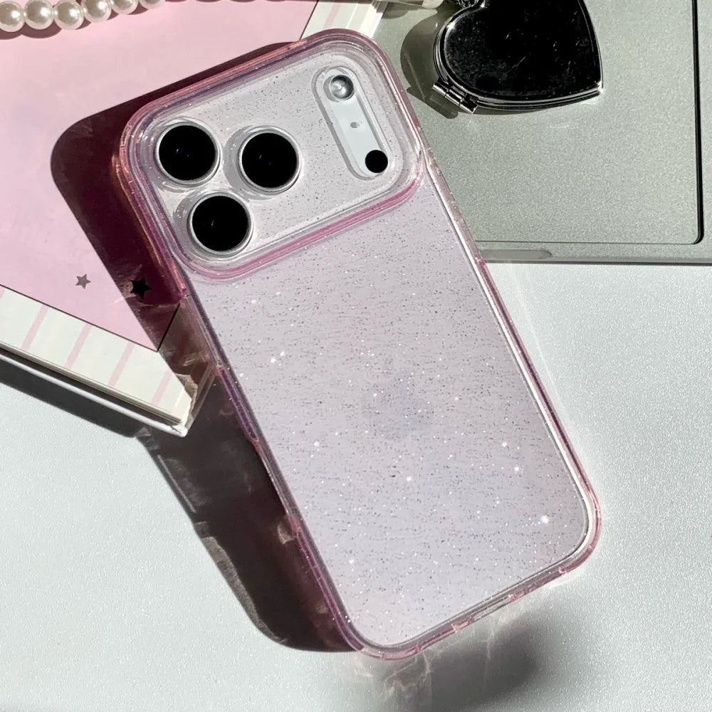 Ultra Thin Glitter Bling TPU Transparent Phone Case