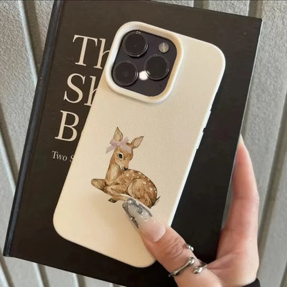 Deer Lichee Pattern Simple Retro Phone Case New