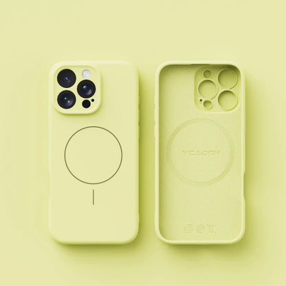 Original Liquid Soft Silicone For Magsafe Wireless Charge Magnetic Phone Case