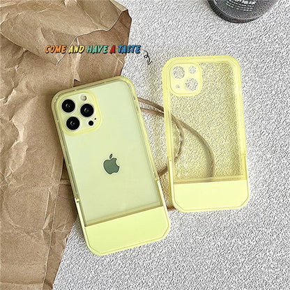 Clear Stand Holder Case for iPhone