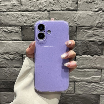 Fashion Purple Shine Glitter TPU Phone Case