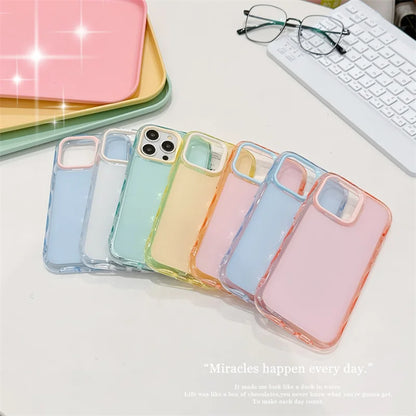 Candy Color Jelly Transparent Shockproof TPU Phone Case New