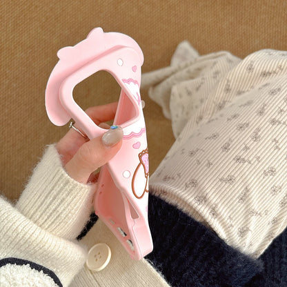 Pink Kawaii Melody Cartoon Rubber Silicon Soft Phone Case